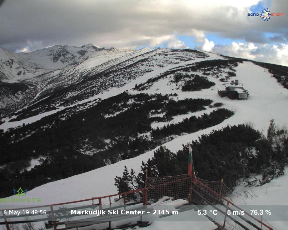 Уеб камера от ски писти Маркуджик и връх Мусала, Боровец